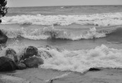 wild storm on lake simcoe